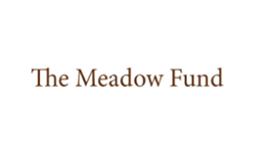 Text logo displaying "The Meadow Fund" in brown font on a white background.