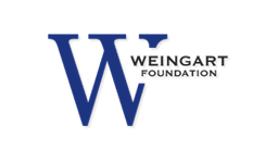 Weingart Foundation logo with a large blue "W" and the words "Weingart Foundation" in black text to the right.