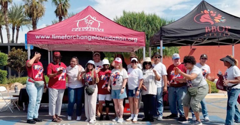 Time for change foundation holds empowerment and action fair in san bernardino